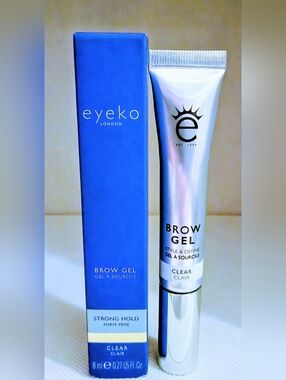 Eyeko London Brow Gel Clear Strong Hold 0.27 oz NEW IN BOX Full Size